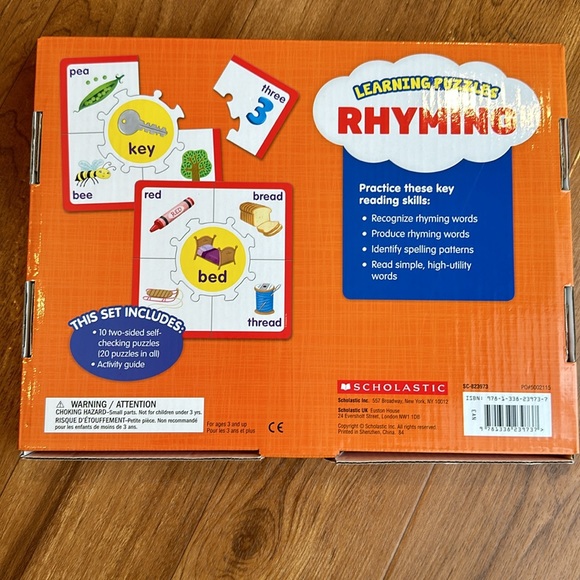 Set of 5 Scholastic Learning Mats and Puzzles - Picture 13 of 16
